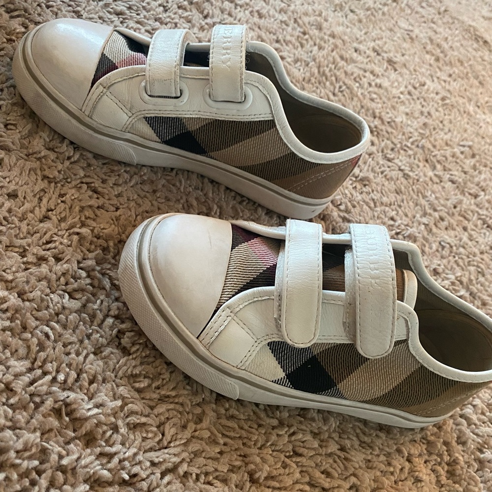 Used Burberry Toddler Velcro shoes